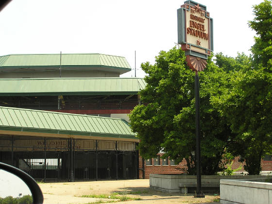 THe Exterior of Historic Engel Stadium